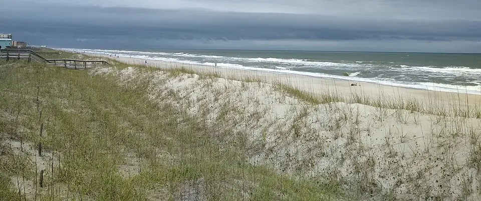 mild weather during carolina beach off-season