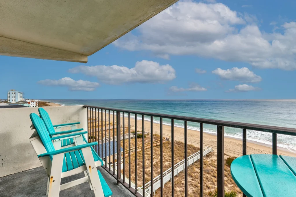 Updated Green Starfish oceanfront condo rental in Carolina Beach